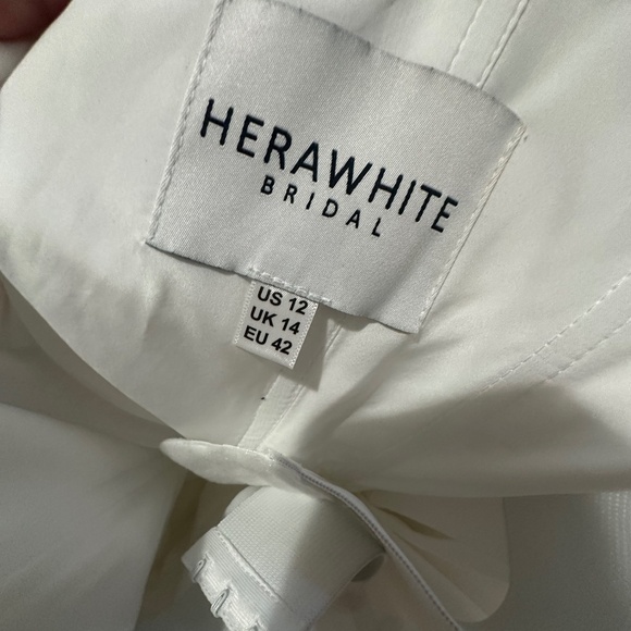 White Shoulder Strap Wedding Dress (BRAND NEW tags still on) - Picture 2 of 3